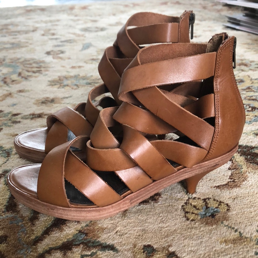 ASOS strappy leather sandals
